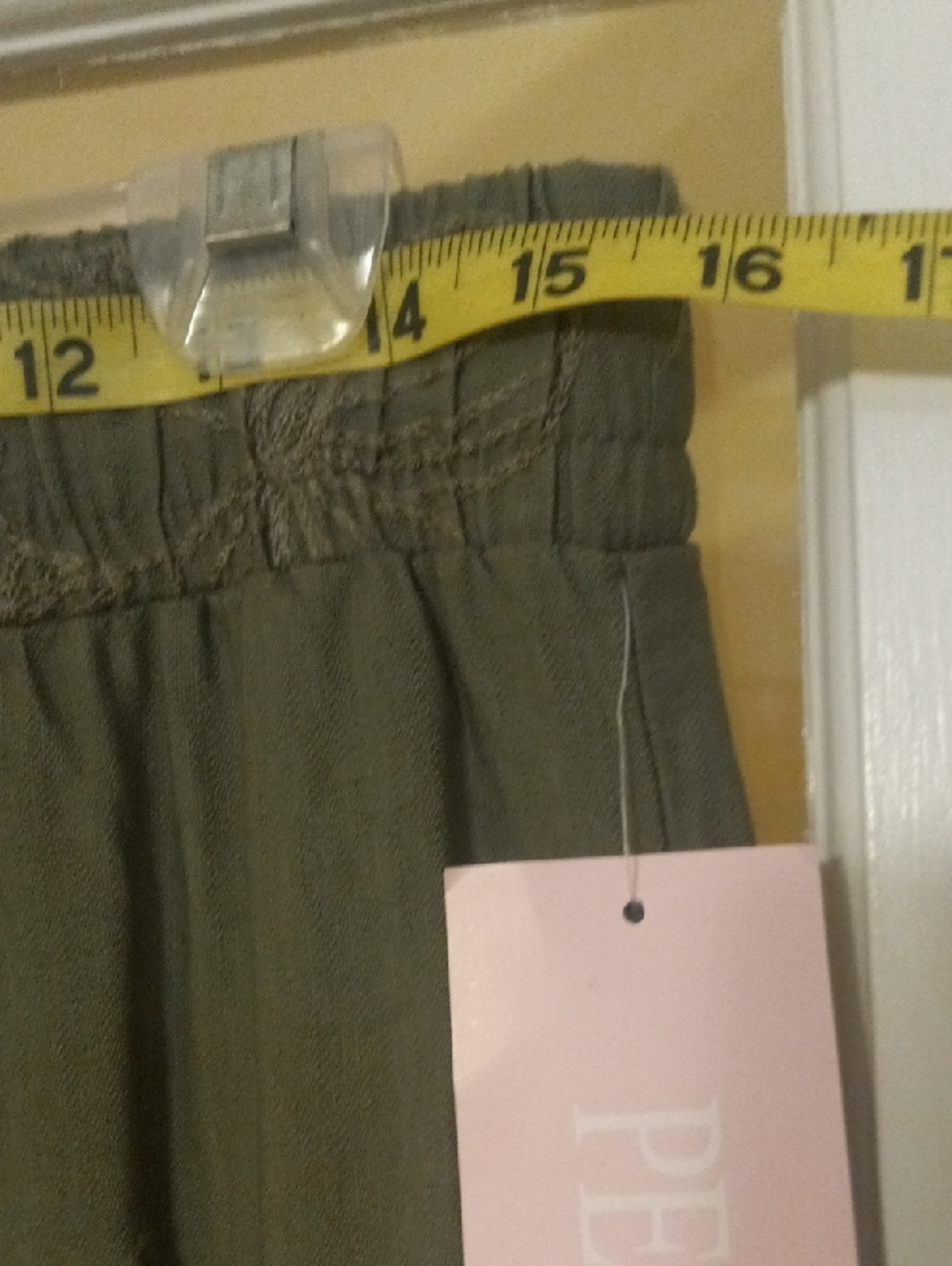 Wide-Leg Pants Embrodered Details NWT - Picture 7 of 9